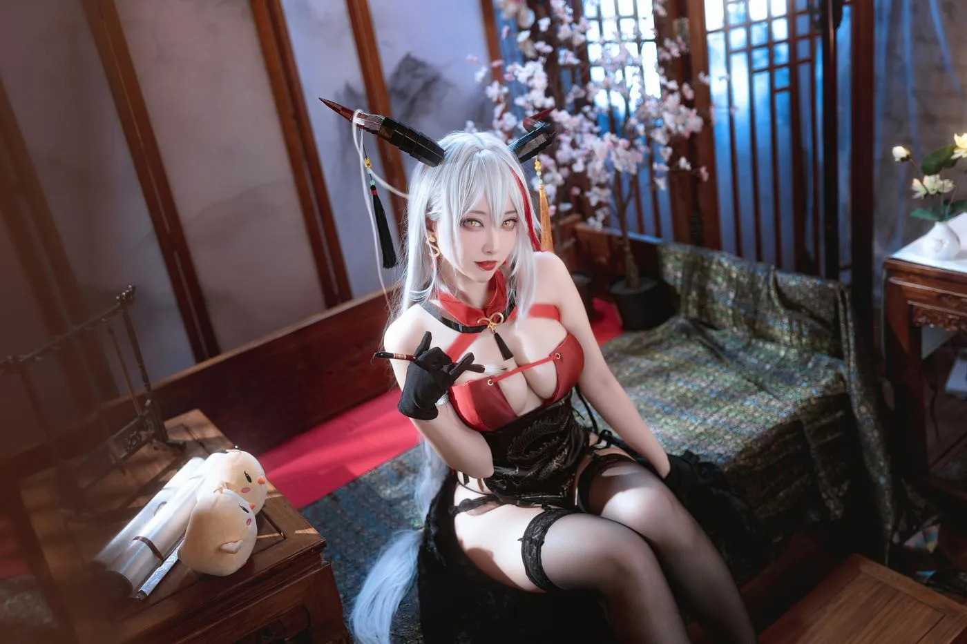 宮本桜 – NO.13 埃吉尔旗袍 [30P]插图5